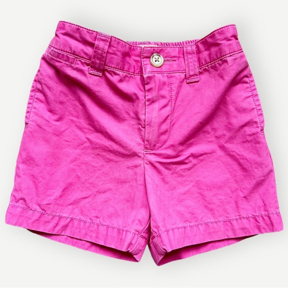 Ralph Lauren Polo Baby Boy Kids Cotton Dark Pink Chino Shorts. 9 Months.